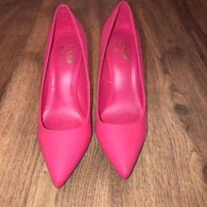 Point Toe Hot Pink Heels